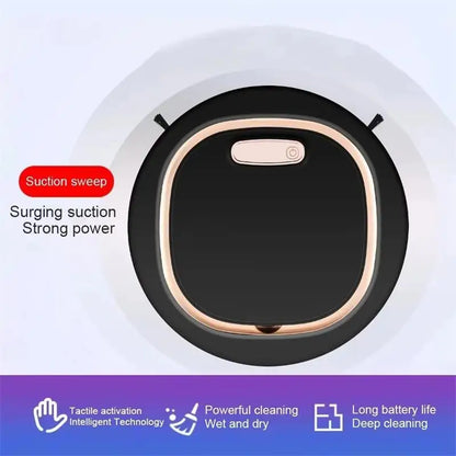 3-in-1 Smart Touch-Activated Robot Vacuum & Wet/Dry Mop