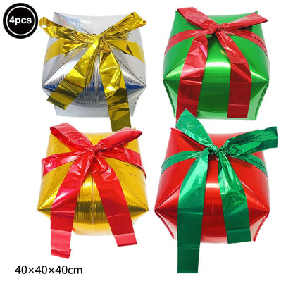 Standing Christmas Foil Balloons, Giant Christmas Tree Santa Snowman Reindeer Rocking Horse Balloons