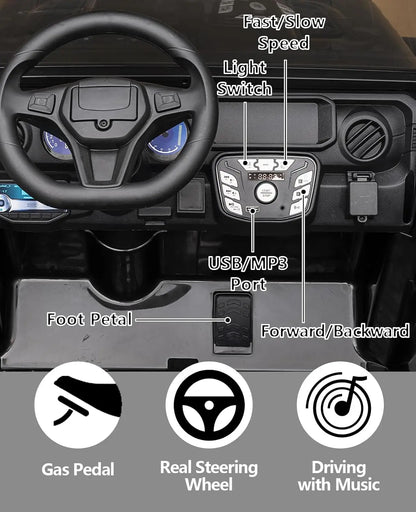 24V 3-Speed 2 Seater Electric Vehicles