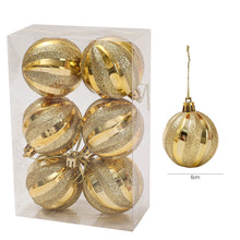 Electroplated Spiral Red White Christmas Balls