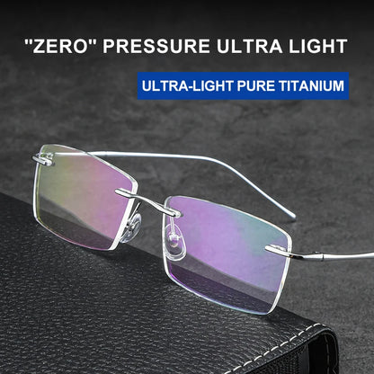 VICKY Ultra-light Titanium Reading Eyeglass Frames