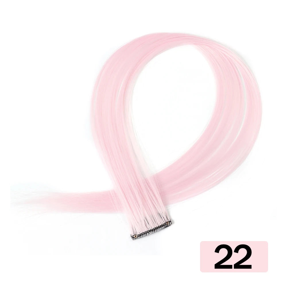 HAIRSTAR 22-Inch Synthetic Colored Clip-In Hair Extension