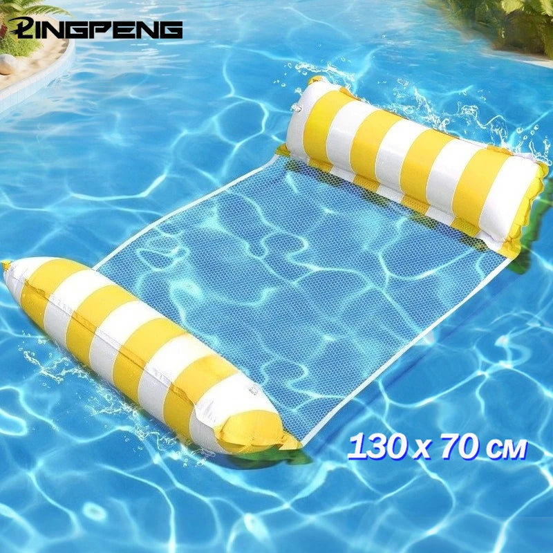 4-in-1 Inflatable Pool Hammock & Lounge Chair
