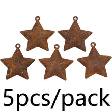 5 Pack 4.5cm Retro Rusty Christmas Bell Decorations
