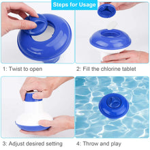 Floating Swimming Pool Chemical Floater Chlorine Tablets Dispenser