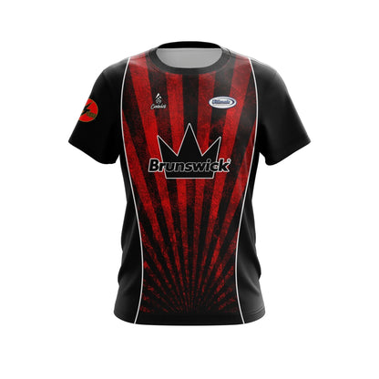 Brunswick Floral Garden Gnome Performance Bowling Jersey