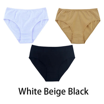 3PCS Seamless Cotton Panties
