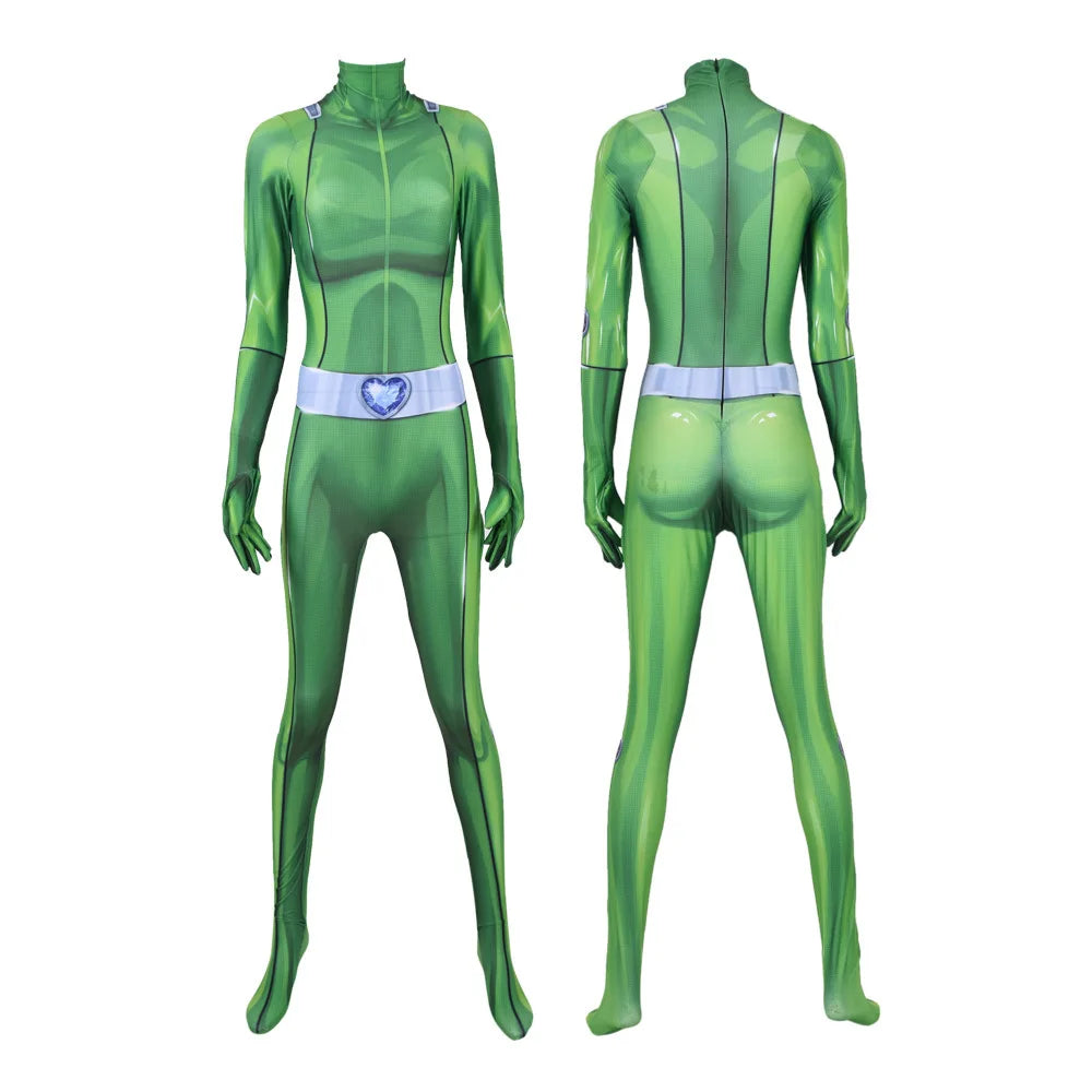 Women's Totally Spies Cosplay Zentai Bodysuit