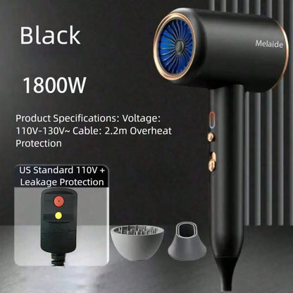 Professional 1800W High-Speed Negative Ion Hair Dryer