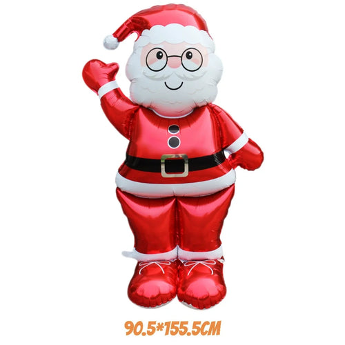 Extra large Standing Foil Balloon Santa Claus