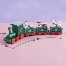 Mini Plastic Christmas Train Toy Ornaments