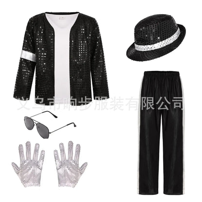 Kids' Superhero Cosplay Jumpsuit Set - Full Bodysuit Costume for Halloween & Party Dress Up