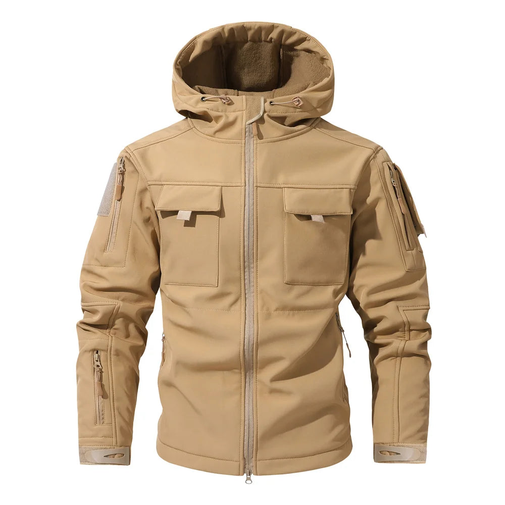 Softshell Fleece Lined Tactical Windproof Waterproof Jacket