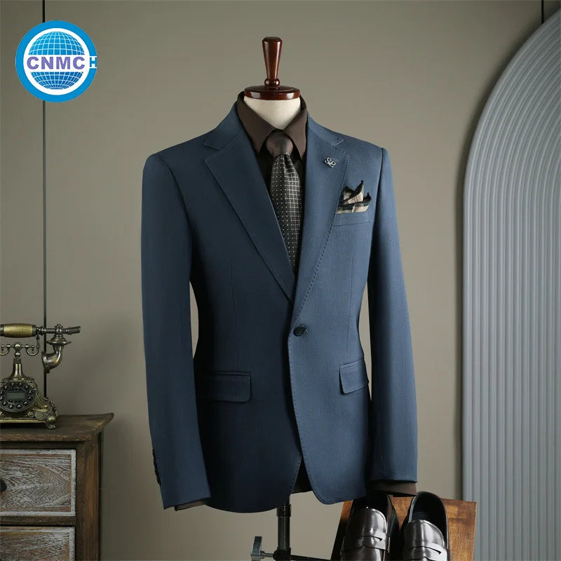 Men's Single-Breasted 2-Piece Formal Business Suit Set