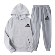 Hooded Top and Sweatpants Two-piece Set