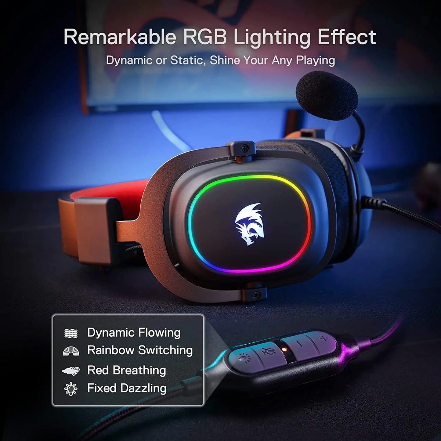 Redragon H510 Zeus-X RGB Wired Backlit Gaming Headset