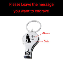 Nail Clipper Bottle Opener Keychain