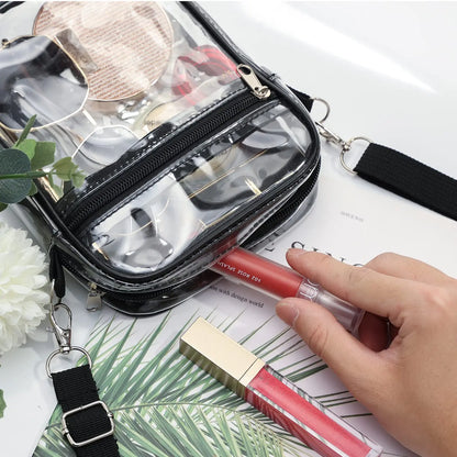 Clear Stadium Approved Shoulder Bag Bag With Front Pocket