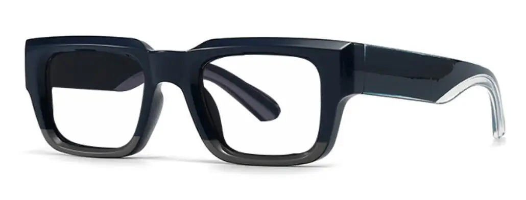 Men's Retro Square Blue Light Reading Glasses