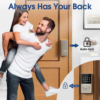Smart Lock with password Keyless Entry Door Lock with Touchscreen Keypads