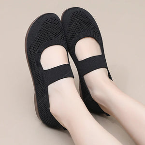 Lightweight Soft Bottom Flat Soled Slip-on Shoes