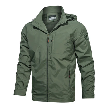 Casual Windproof Hooded Quick Drying Lightweight Jacket
