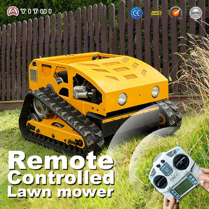 550mm Cutting Width Crawler Remote Control Lawn Mower Self-Propelled