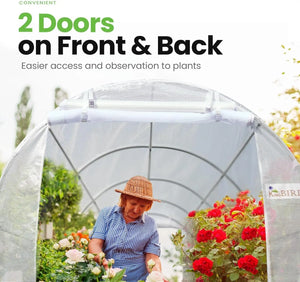 Premium 1Large Walk-in Heavy Duty Galvanized Steel Frame 5x6.6x6.6FT Greenhouse