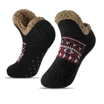 Winter Knitted Slippers Socks