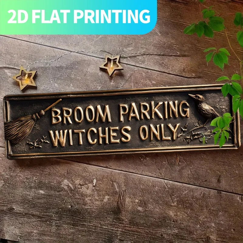 2D Vintage 'Pick Your Poison' Halloween Metal Sign
