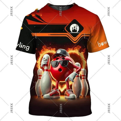 Men's Custom Name Bowling T-Shirt