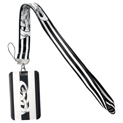 Anime Character Lanyard with ID Card Holder & Keychain