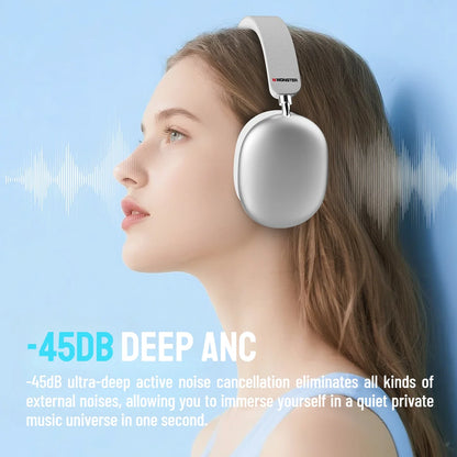 Monster Airstar AH100 ANC Bluetooth 6.0 Over-Ear Headphone with Active Noise Canceling