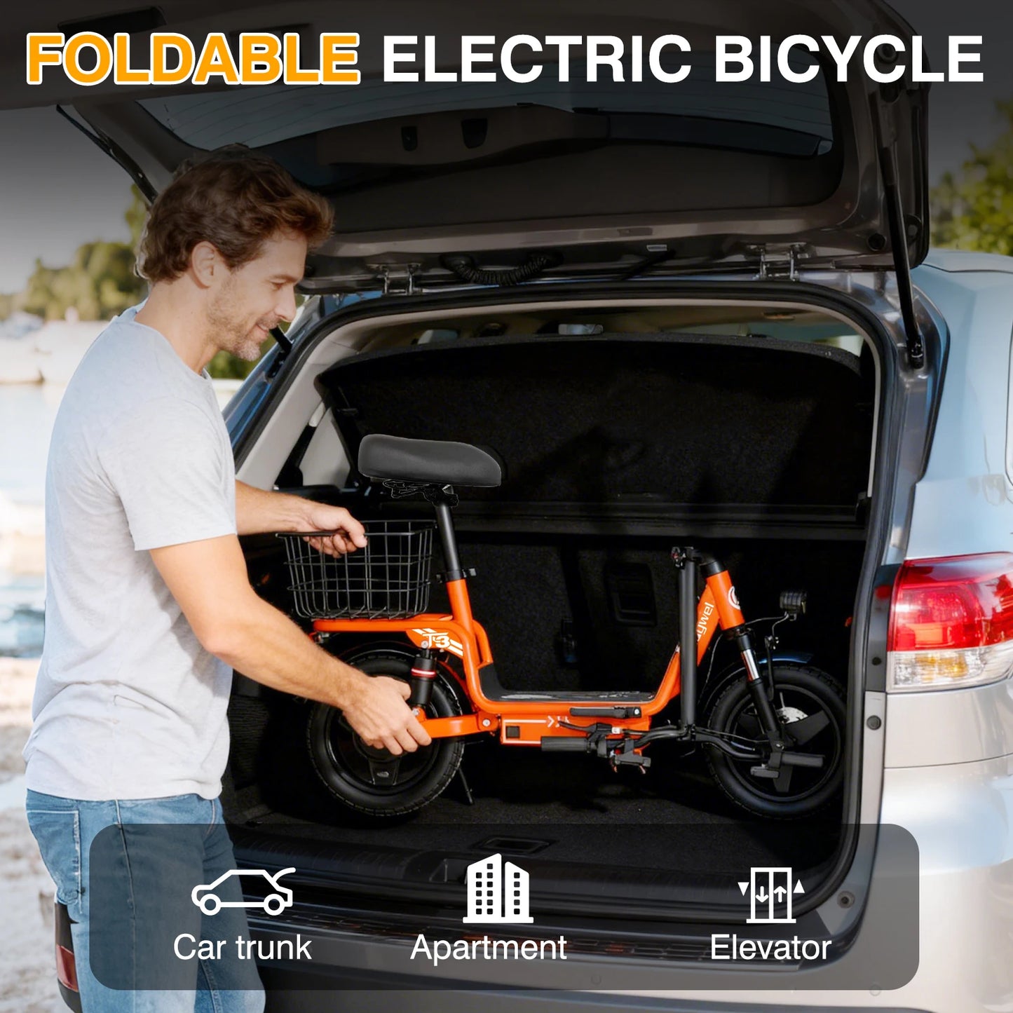 Bodywel T3 Electric Bike with Seat