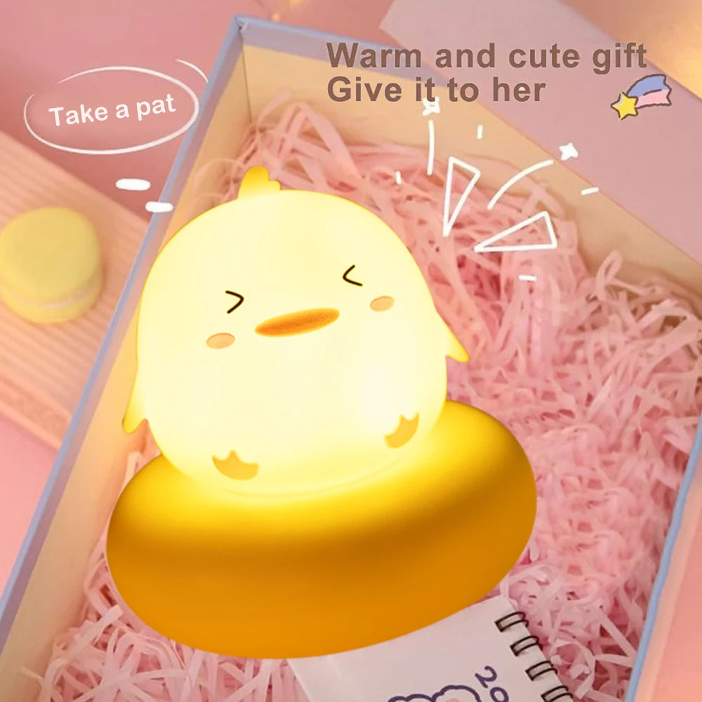 Lovely LED Night Light for Kids 3 Level Dimmable