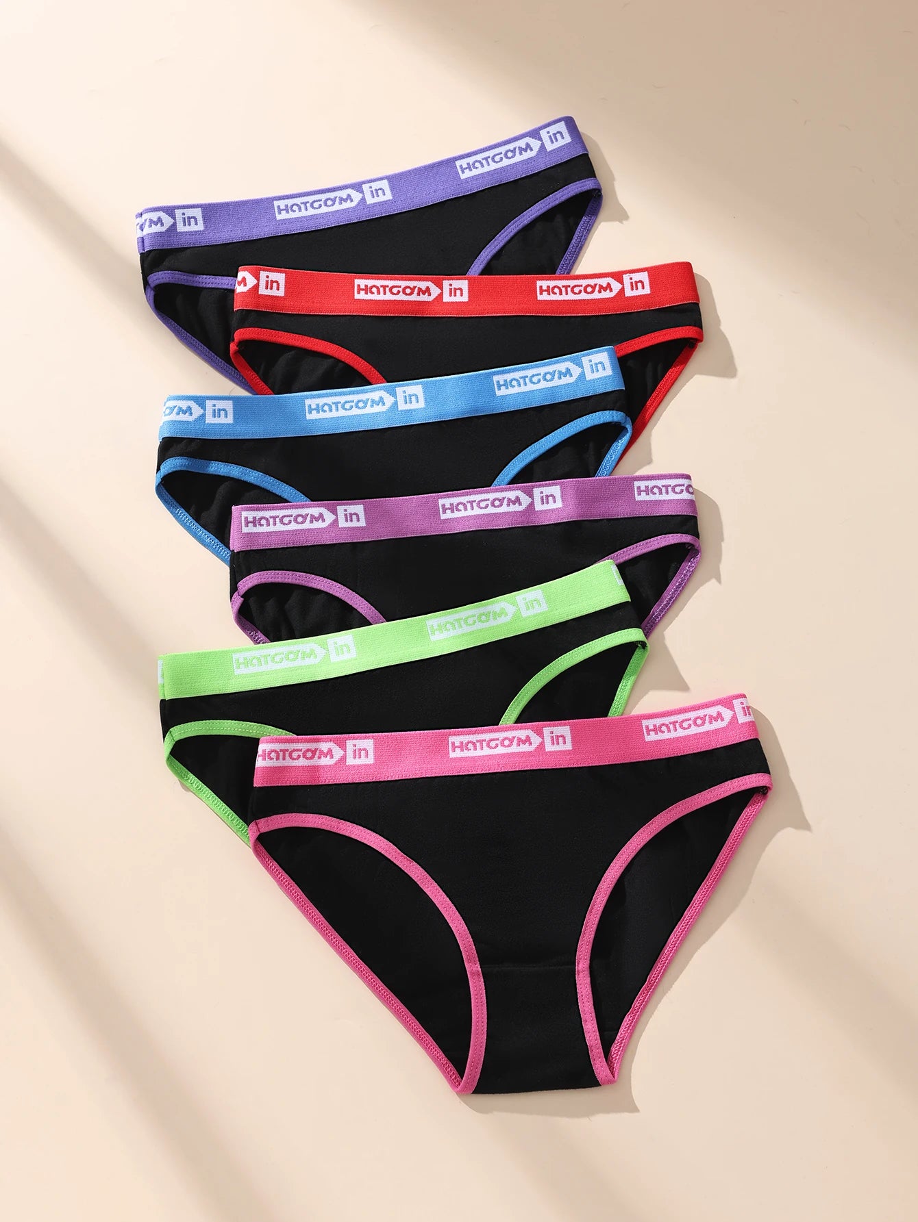 6Pcs Cotton Soft Briefs
