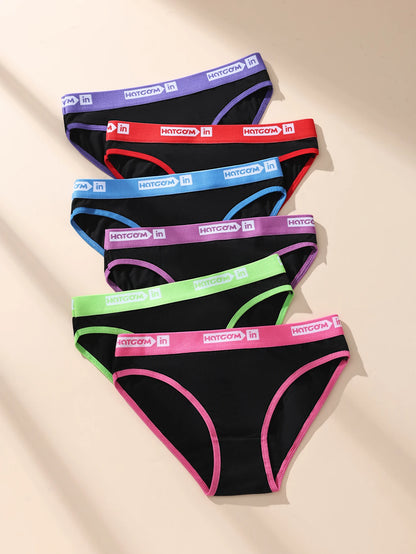 6Pcs Cotton Soft Briefs