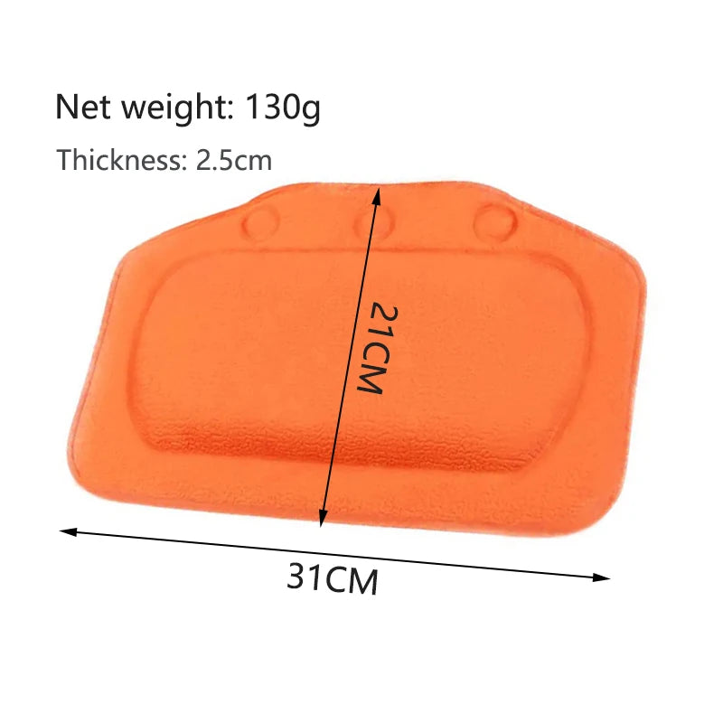 Bath Headrest With Suction Cup