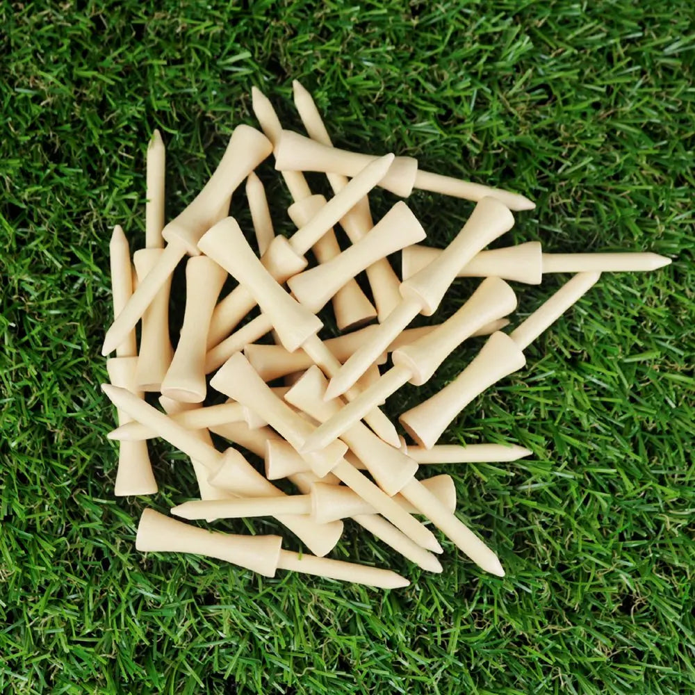 Step Down Golf Tees Wooden 50pcs