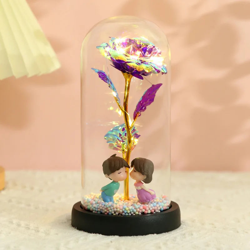 Valentines Day Eternal Rose LED Light