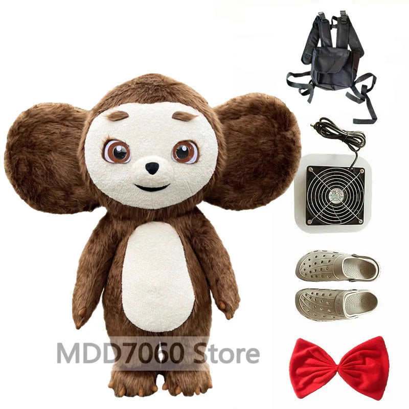 Giant Panda & Polar Bear Inflatable Costume – Adult Walking Plush Mascot Suit for Cosplay & Parties