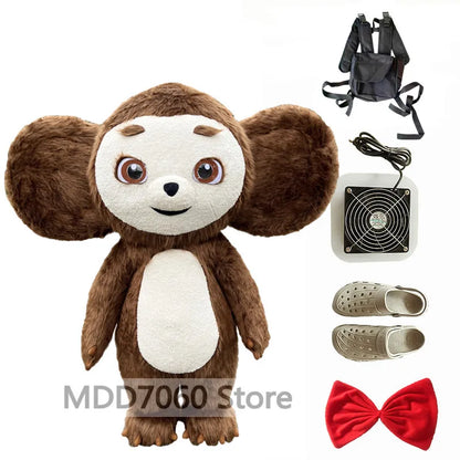 Giant Panda & Polar Bear Inflatable Costume – Adult Walking Plush Mascot Suit for Cosplay & Parties
