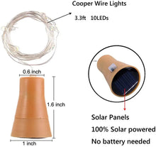 Solar Wine Bottle Led String Fairy Lights