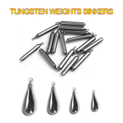 Premium Tungsten Drop Shot & Jika Rig Fishing Weights