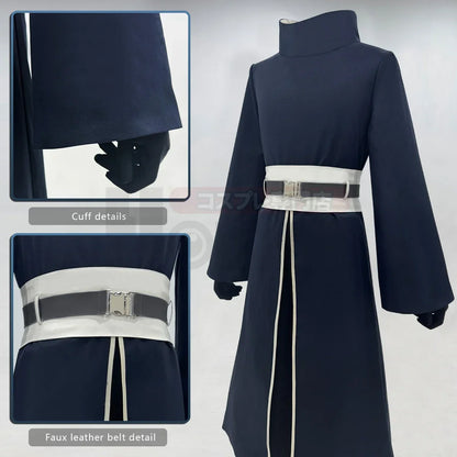 HOLOUN Anime Uchiha Obito Cosplay Costume Set - Coat, Elastic Pants, Belt, Gloves
