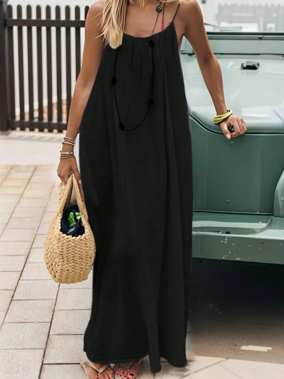 Loose Backless Summer Dress
