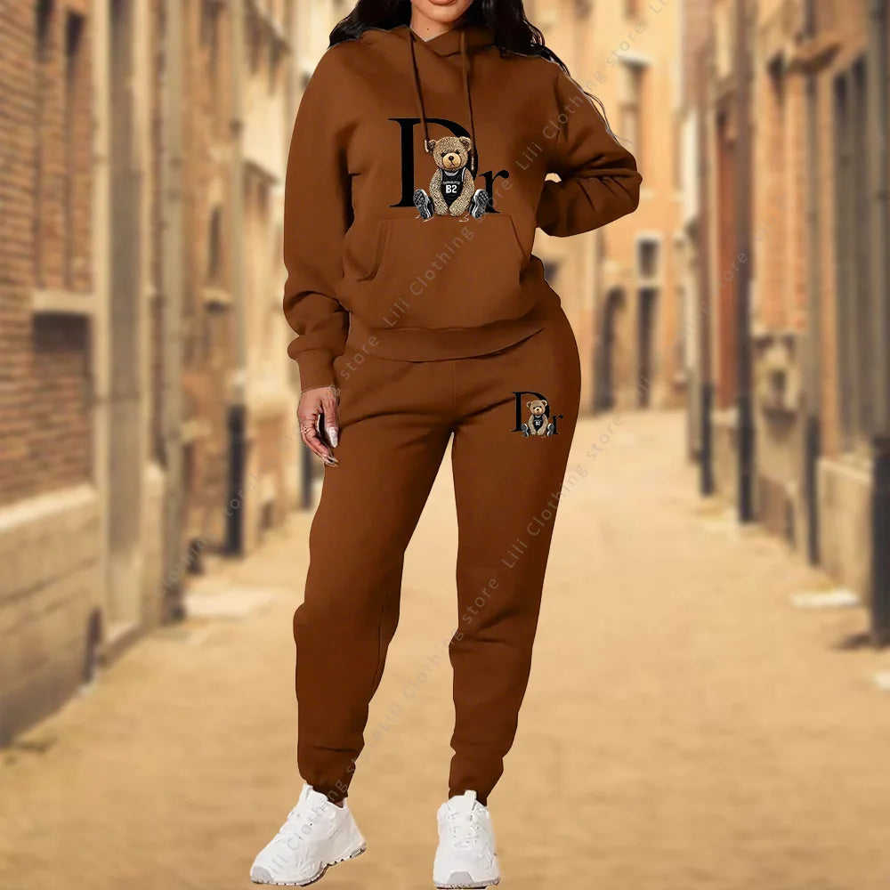 Aesthetic Designer Hoodie and Sweatpant Sets