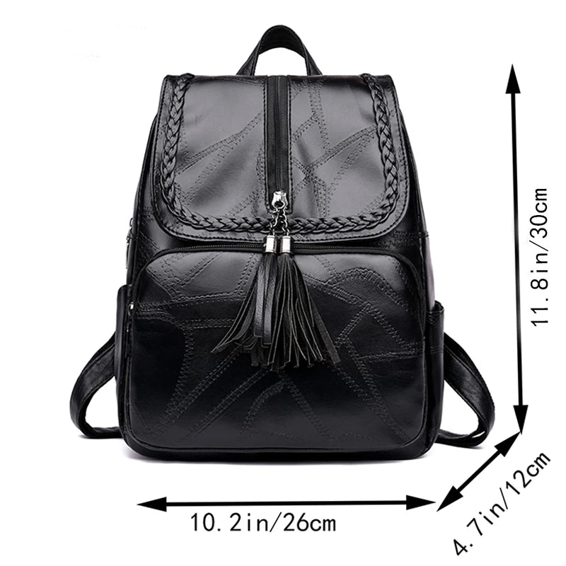 Lightweight Nylon Oxford Travel Backpack for Women