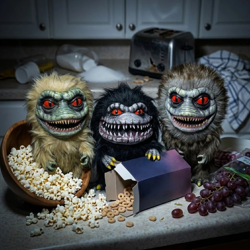 Realistic Movie Critters Monster Doll Figurine