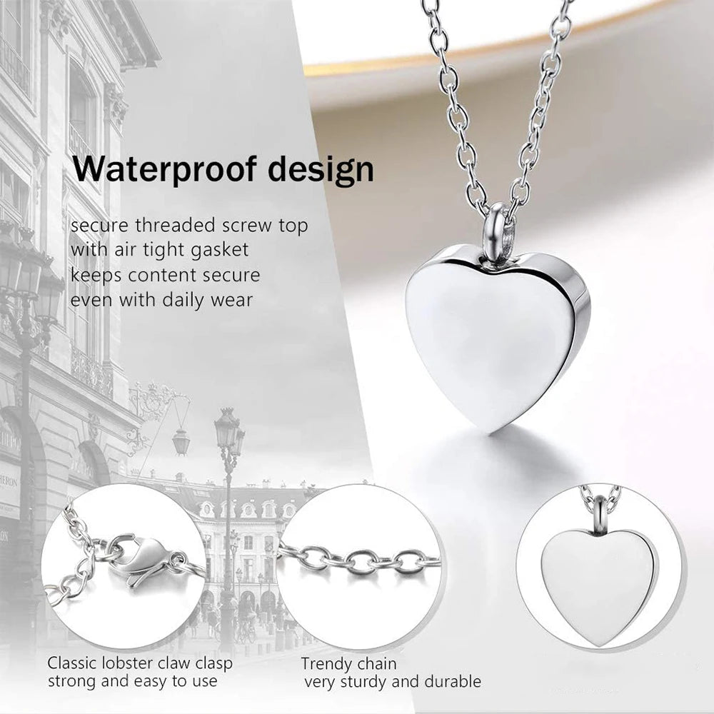 Pet Keepsake Urn Cremation Necklace